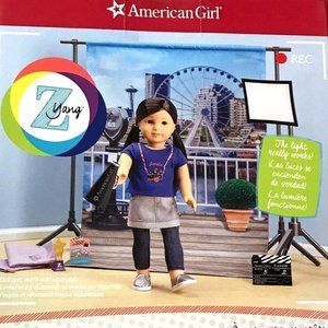 American Girl Z Yang's Media Kit for 18 Inch Dolls NEW! Photography Video Gift